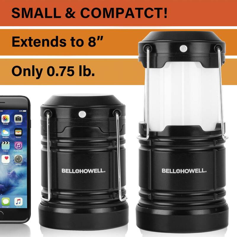 Bell + Howell Taclight LED Lantern with Magnetic Base and Flame Feature - 2566