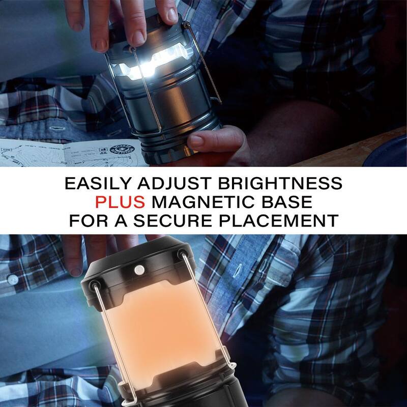 Bell + Howell Taclight LED Lantern with Magnetic Base and Flame Feature - 2566