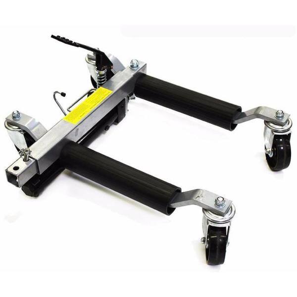 STARK USA 21 in. W 1500 lbs. Car Dolly Hydraulic Lift Jack Air Roller Vehicle Positioning Tow - 25999