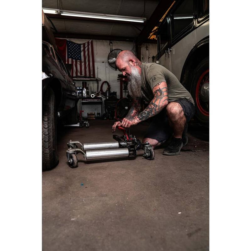 SUNEX TOOLS 1500 lb. Hydraulic Wheel Dolly - 7708