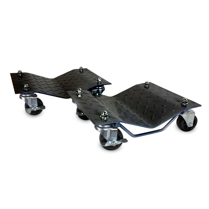 WEN 6000 lbs. Capacity Vehicle Dollies with Brakes (4-Pack) - DL6004