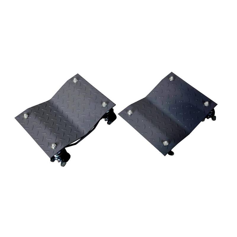 WEN 6000 lbs. Capacity Vehicle Dollies with Brakes (4-Pack) - DL6004