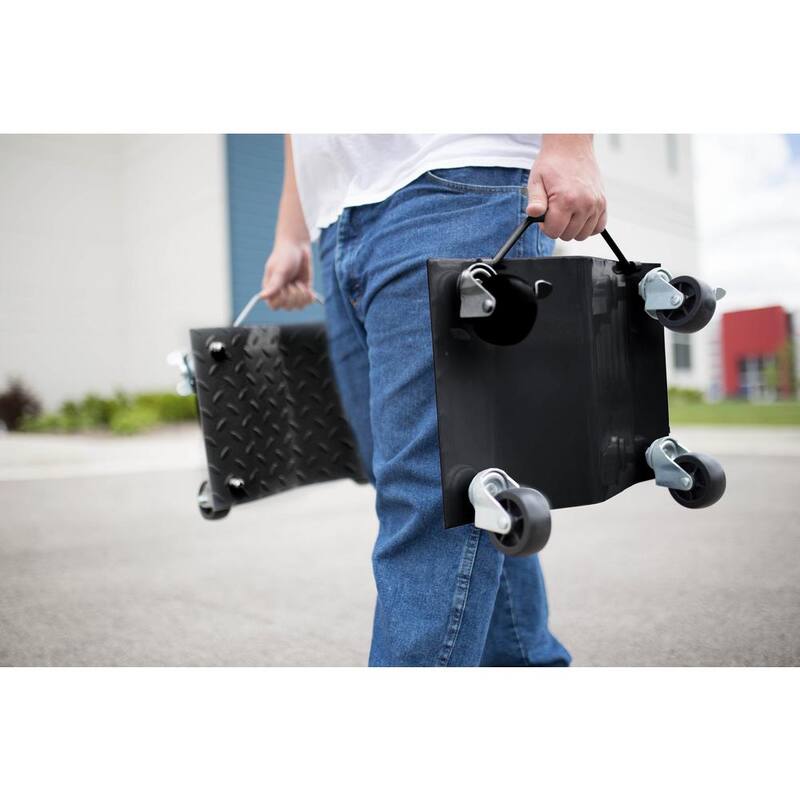 WEN 3000 lbs. Capacity Vehicle Dollies with Brakes, (2-Pack) - 73017T