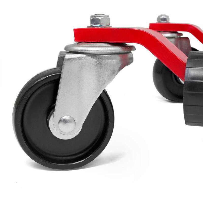 XtremepowerUS 1250 lbs. Car Vehicle Positioning Moving Wheel Dolly Lift - 25996-H
