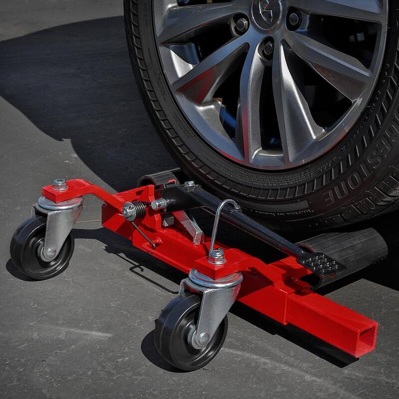 XtremepowerUS 1250 lbs. Car Vehicle Positioning Moving Wheel Dolly Lift - 25996-H