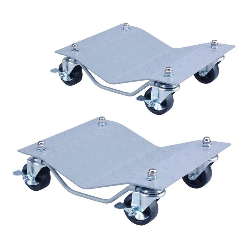 BRIDGELAND 3000 lbs. Capacity Car Tire Dolly Set (2-Pack) - 91076