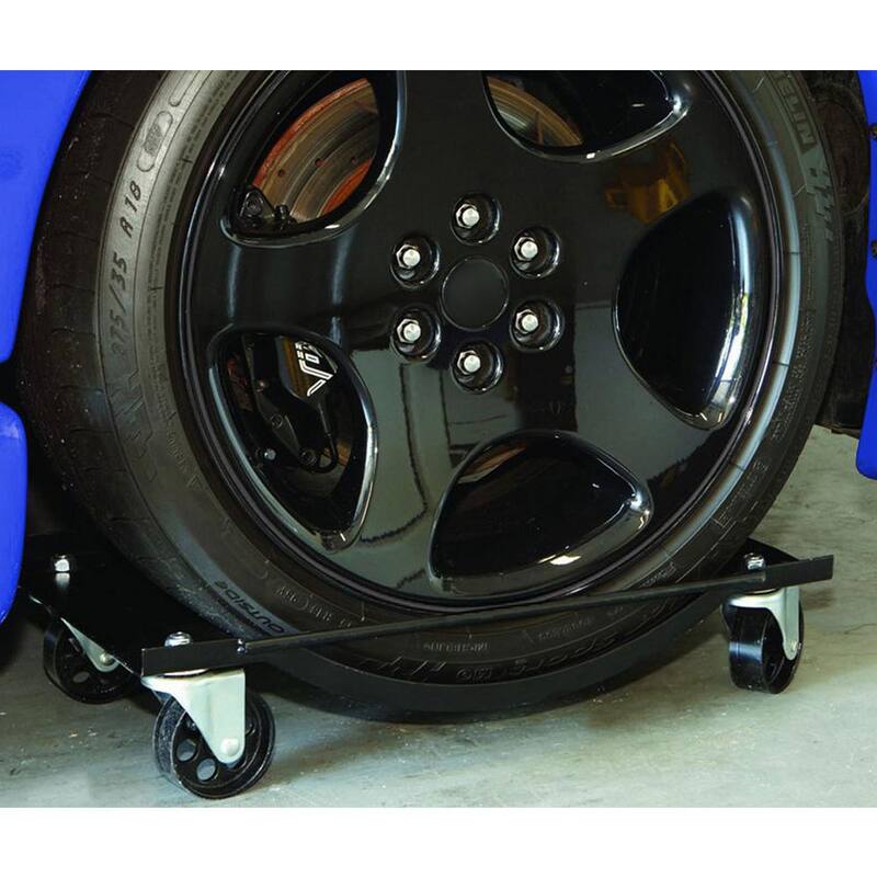 Pro-Lift Heavy-Duty 1000 lbs. Capacity Car Steel Wheel Dollies Up to 12 in. Wheel Pair - T-3310