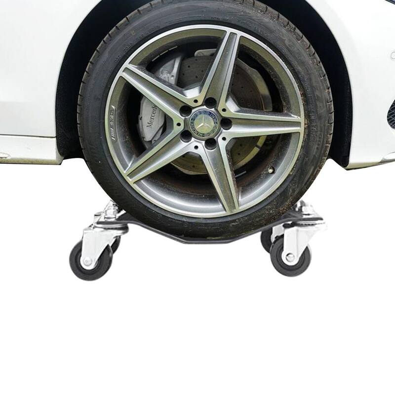 Damodpoy 6000 lbs. Capacity Heavy-Duty Powder Coated Steel Construction Vehicle Dollies (4-Pack) - GH-043