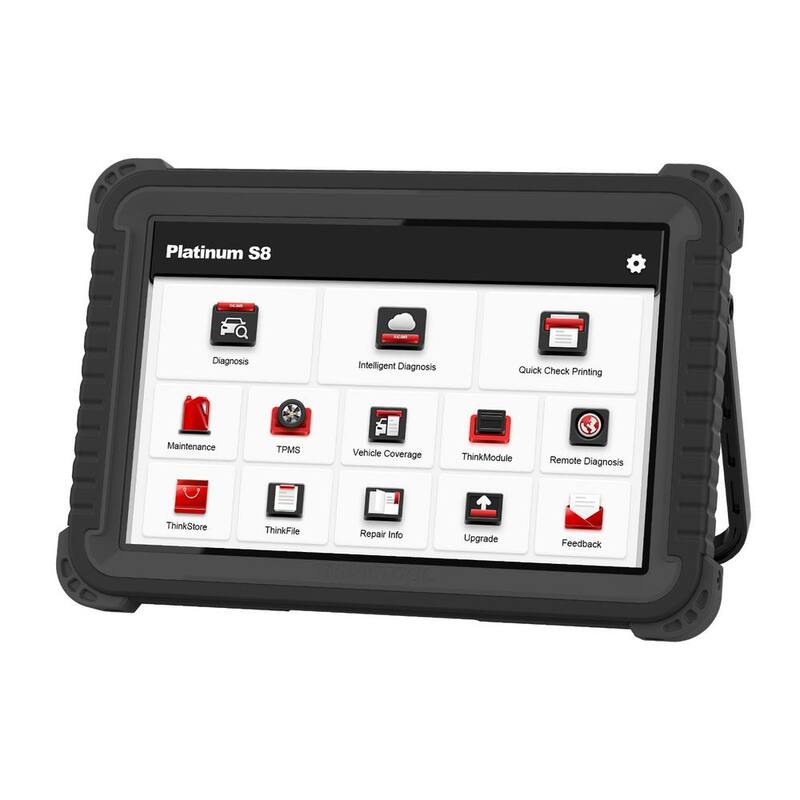 Thinkcar 8 in. OBD2 Scanner Tablet Professional Vehicle Diagnostic Scan Tool PLATINUM S8 - TKT03