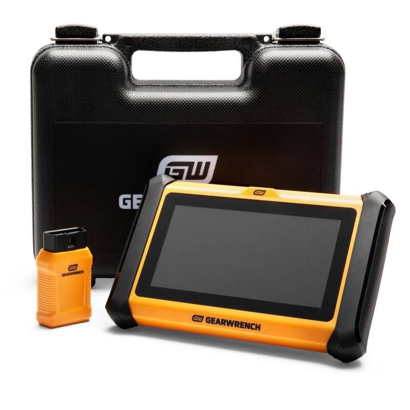 GEARWRENCH 7 in. OBD2 Wireless Bi-Directional Diagnostic Scanner Tablet with Storage Case and 3-Years Free Software Updates - GWSMART07