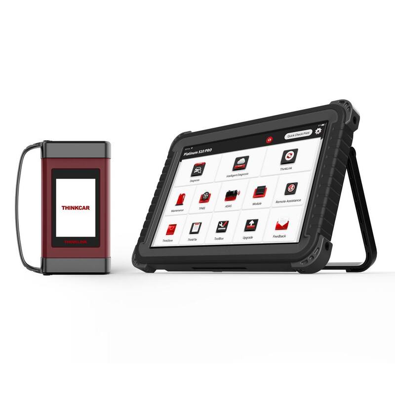Thinkcar 10 in. Professional Vehicle Diagnostic Scanner Tool OBD2 Car Code Reader and Auto Diagnostics - PLATINUM S10 PROLINK - 301030042