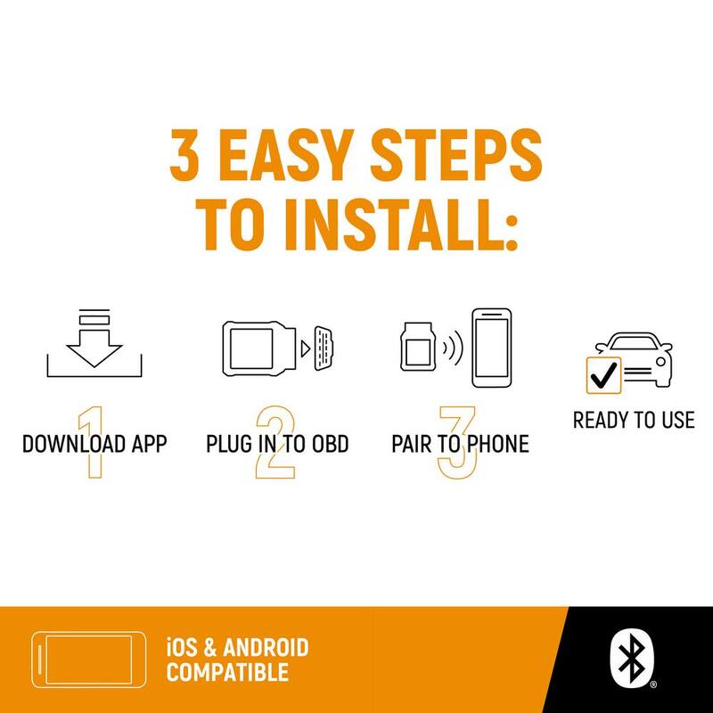 GEARWRENCH OBD2 Professional Bi-Directional Bluetooth Diagnostic Tester with GWSMART App and Free Lifetime Software Updates - GWSMARTBT