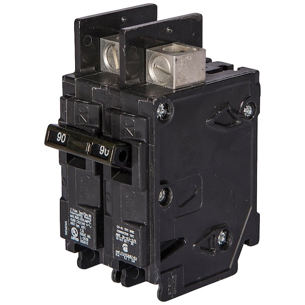 Siemens Circuit Breaker, 60A, 2 Pole, 120/240V AC, 10kA - BQ2B060QXD