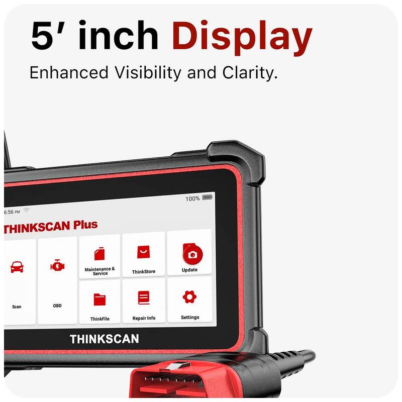 Thinkcar 5 in. OBD2 Scanner Tablet Car Code Reader Vehicle Diagnostic Tester Tool THINKSCAN PLUS S7 - TKPS7