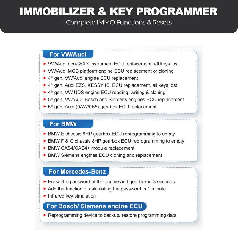 Thinkcar Professional Fob Key Programmer Immobilizer Tool Automotive Diagnostic Equipment OBD2 Scanner THINKPROG G3 - TKT12