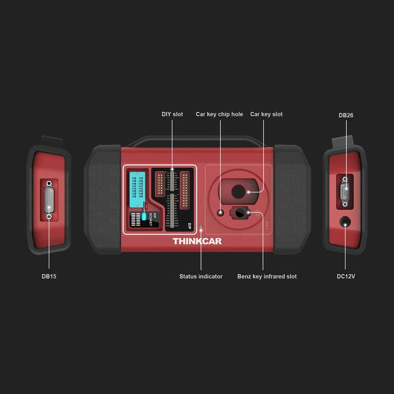 Thinkcar Professional Fob Key Programmer Immobilizer Tool Automotive Diagnostic Equipment OBD2 Scanner THINKPROG G3 - TKT12