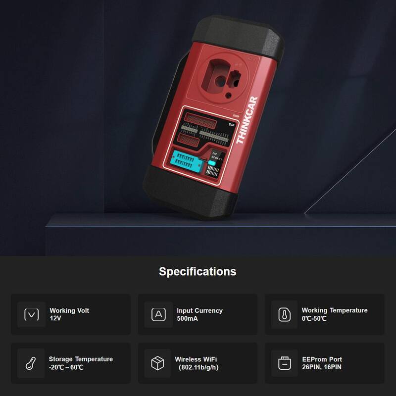 Thinkcar Professional Fob Key Programmer Immobilizer Tool Automotive Diagnostic Equipment OBD2 Scanner THINKPROG G3 - TKT12
