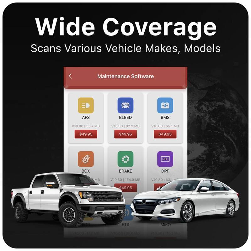 Thinkcar Thinkdiag OBD2 Bluetooth Dongle Full Systems Scanner with Bi-Directional, ECU Coding, 16 Special Functions and Resets - THINKDIAG