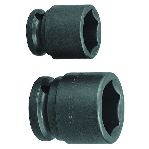 Gedore 1/2" Square Drive Impact Socket Gun Metal - K 19 1.1/8AF