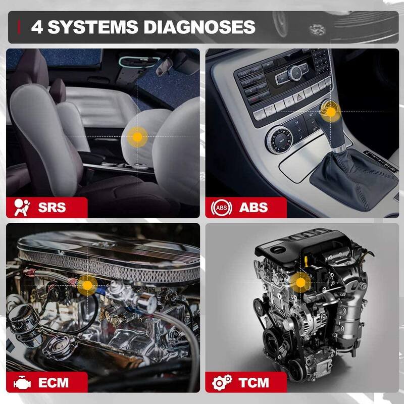 Thinkcar ThinkScan 609 OBD2 Scanner for ECM TCM ABS SRS Systems - TKSCAN609