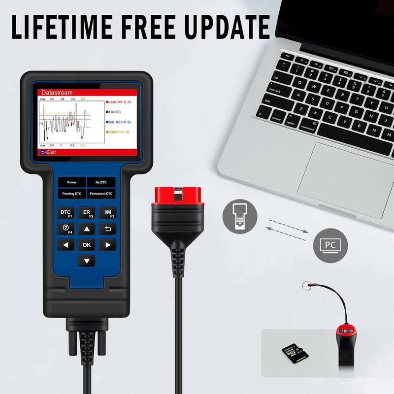 Thinkcar Tire Pressure Monitoring System TPMS OBD2 Scanner Car Code Reader Diagnostic Tool (Blue) THINKSCAN 601 - TKSCAN601