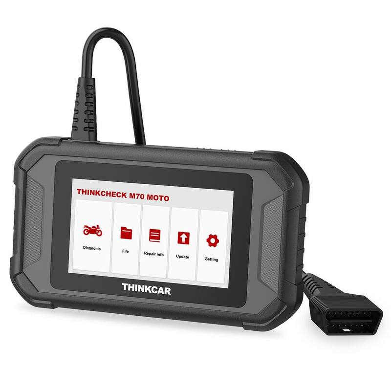 Thinkcar 5" in. Motorcycle Full System OBD2 Scanner Diagnostic Tool - THINKCHECK MOTO - 303020083