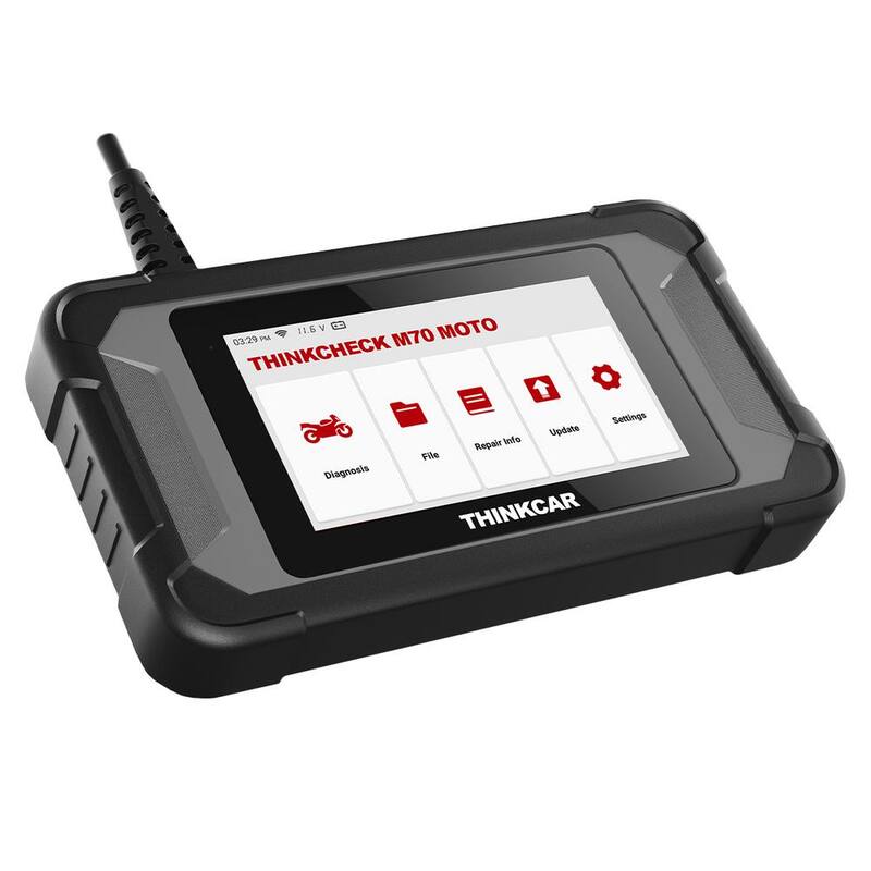 Thinkcar 5" in. Motorcycle Full System OBD2 Scanner Diagnostic Tool - THINKCHECK MOTO - 303020083
