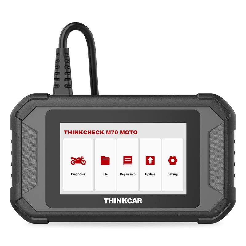 Thinkcar 5" in. Motorcycle Full System OBD2 Scanner Diagnostic Tool - THINKCHECK MOTO - 303020083