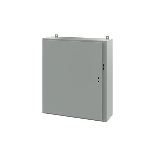 Nvent Hoffman Mild Steel Electrical Enclosures, 42 in H, 12 in D, 37.38 in W, NEMA 12, Hinged - A42SA3812LP