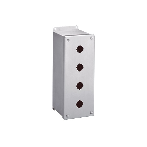 Nvent Hoffman 304 Stainless Steel Electrical Enclosures, 8 in H, 4-3/4 in D, 4 in W, NEMA 4X, Screw On - E3PBGXSS