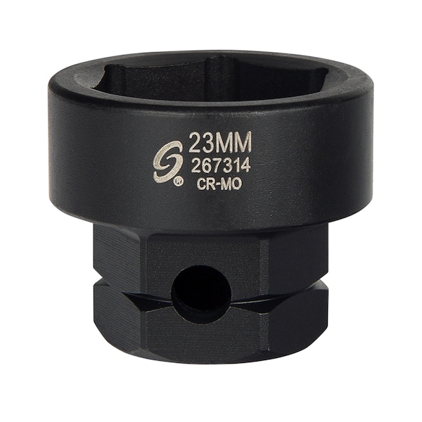 Sunex Â® Tools 1/2 in. Drive 6-Point Low Profile Impact Socket w/ Hex Shank, 23 mm - 267314