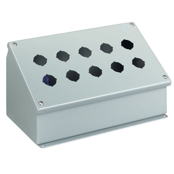 Wiegmann Carbon Steel Electrical Enclosures, 7-1/4 in H, 6.66 in D, 13 in W, NEMA 12, Screw On - WPBA10