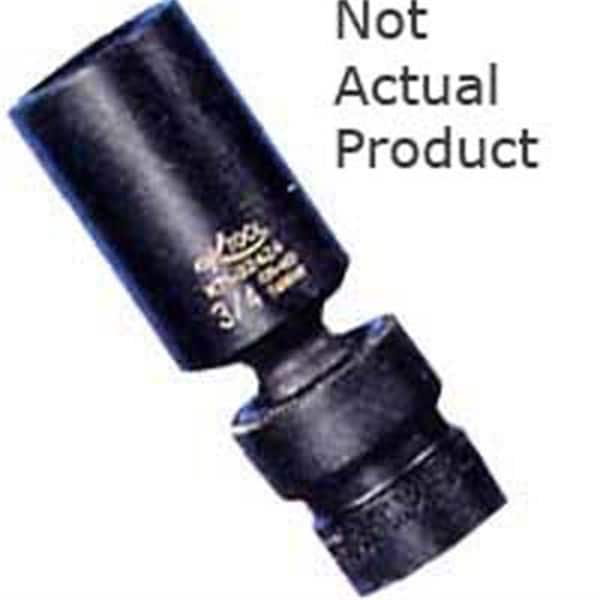 K-Tool International Swivel Deep 6 Point Impact Socket 11Mm, 3/8In. Drive - KTI37411