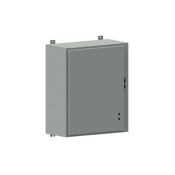 Wiegmann Carbon Steel Electrical Enclosures, 60 in H, 12 in D, 37 in W, NEMA 12, Hinged - SDN12603812