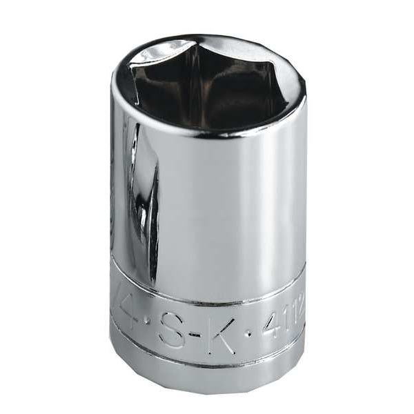 Sk Professional Tools 3/8 in Drive, 1/2" 12 pt SAE Socket, 12 Points - 45216