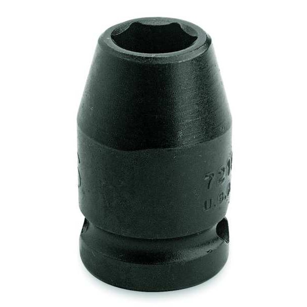 Proto 3/8 in Drive Impact Socket 14 mm Size 6 pt Standard Depth, Black Oxide - J7214M