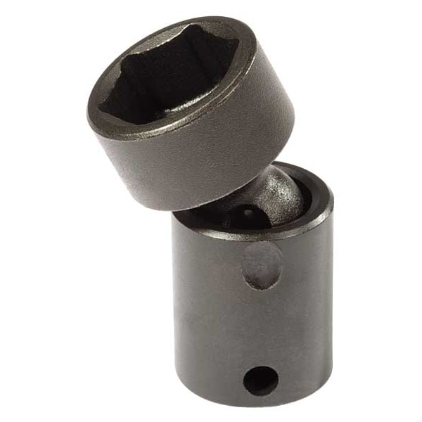 Proto 3/8 in Drive Flex Impact Socket 7/16 in Size 6 pt Standard Depth, Black Oxide - J77274P