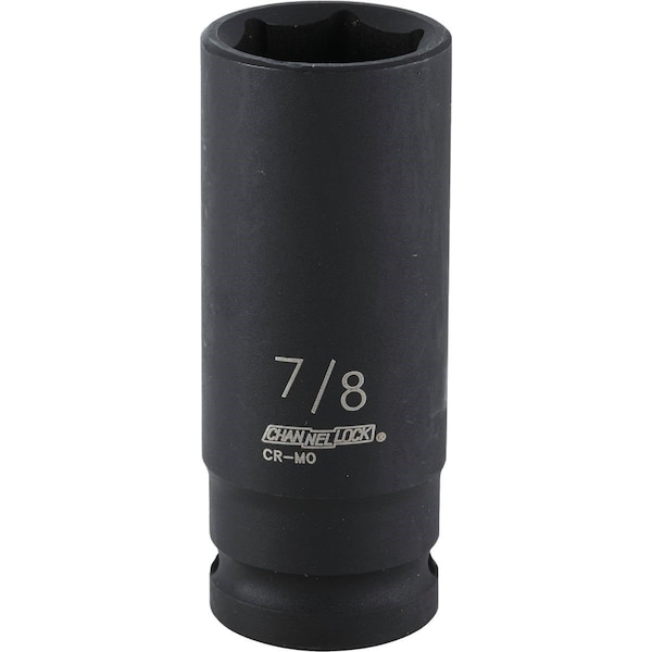 Channellock 1/2 In. Drive 7/8 In. 6-Point Deep Standard Impact Socket - 313335