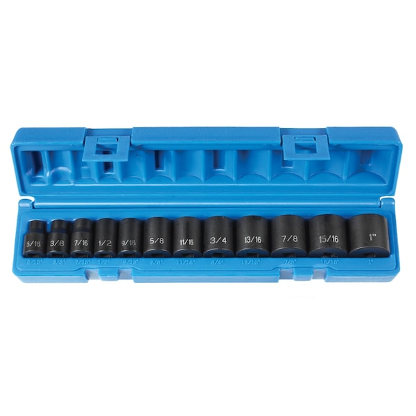 Grey Pneumatic SKT SET 3/8" DR 12 PC  STANDARD IM - GP1213