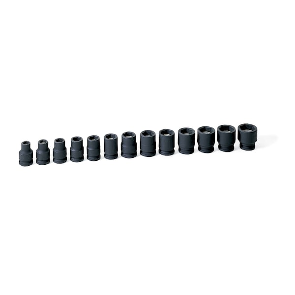Grey Pneumatic SKT SET 3/8" DR MAGNETIC 13 METRIC IM - GP1213MG