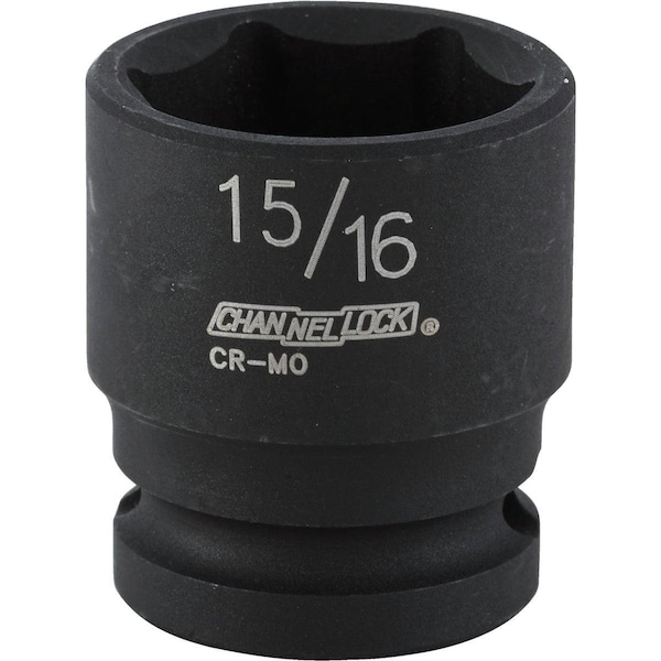 Channellock 1/2 In. Drive 15/16 In. 6-Point Shallow Standard Impact Socket - 313246