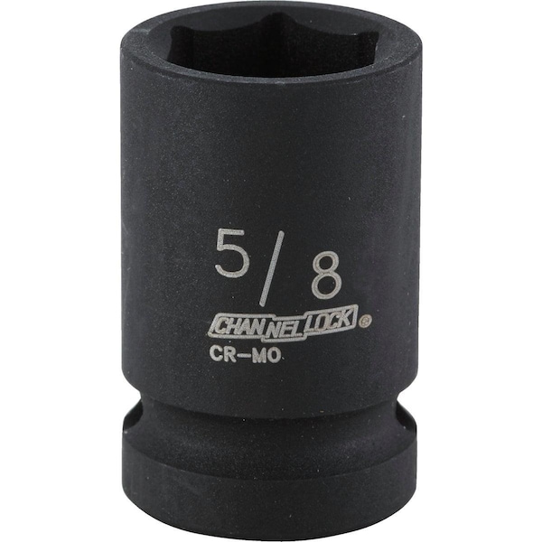 Channellock 1/2 In. Drive 5/8 In. 6-Point Shallow Standard Impact Socket - 313173