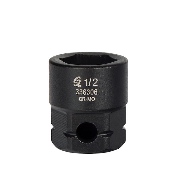 Sunex Â® Tools 3/8 in. Drive 6-Point Low Profile Impact Socket w/ Hex Shank, 1/2 in. - 336306