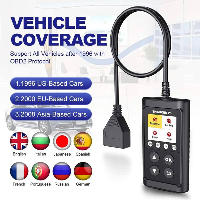 Thinkcar Plug and Play OBD2 Scanner for Automotive Diagnostic THINKOBD 20 - TKOBD20