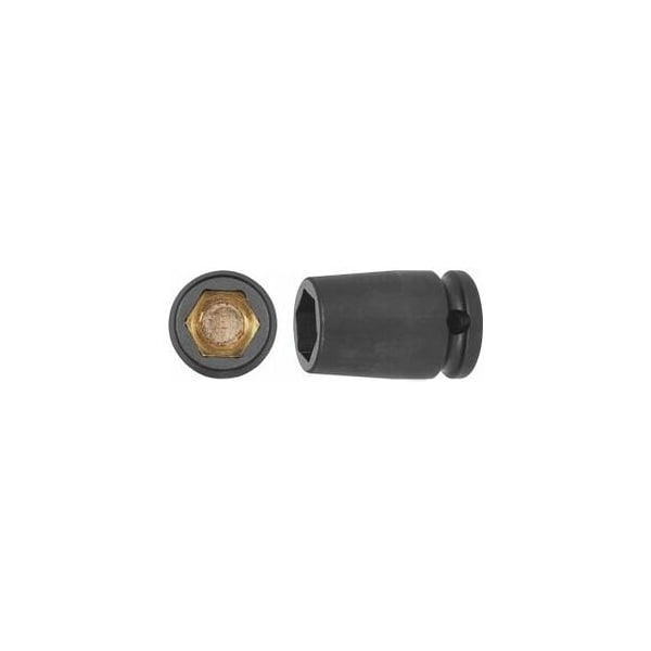 Holex 3/8 inch Drive Impact Socket, Magnetic, 15 mm - 650135 15