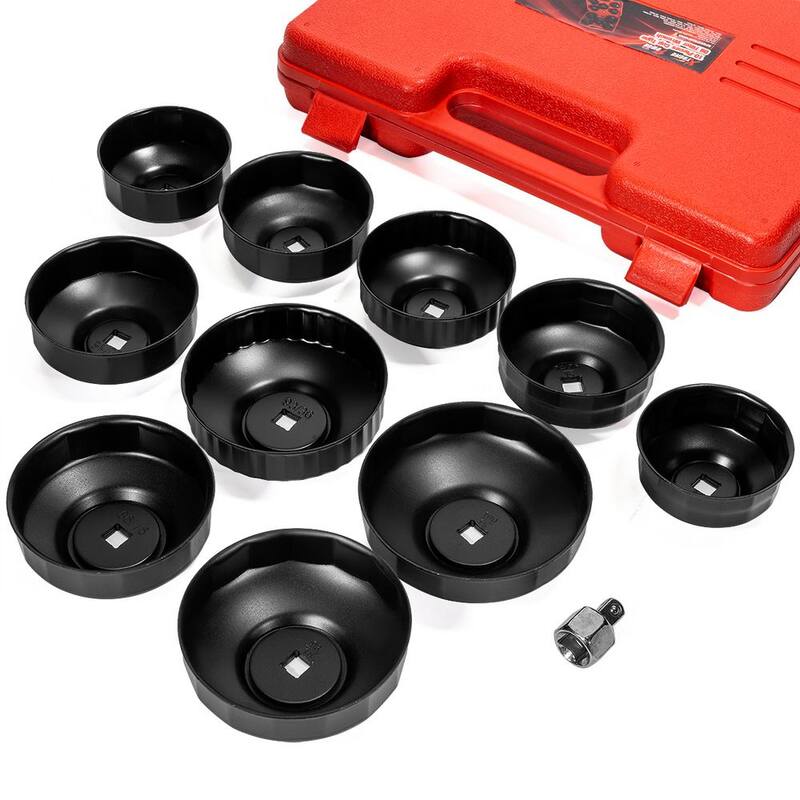 Stark 10-Piece Oil Change Filter Cap Wrench Cup Socket Tool Set - 25149-XP