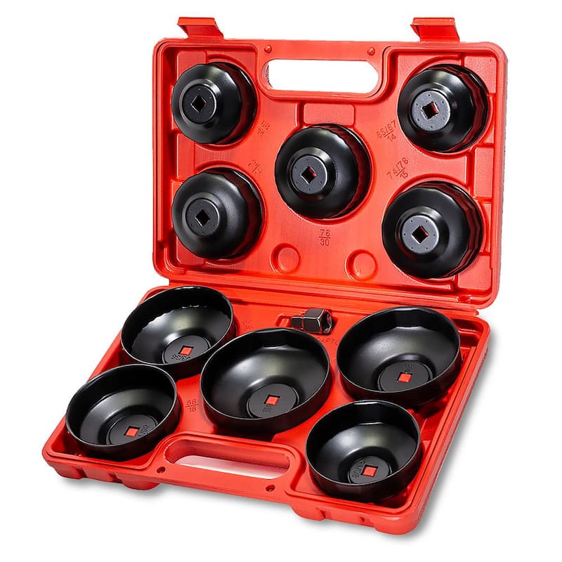 Stark 10-Piece Oil Change Filter Cap Wrench Cup Socket Tool Set - 25149-XP