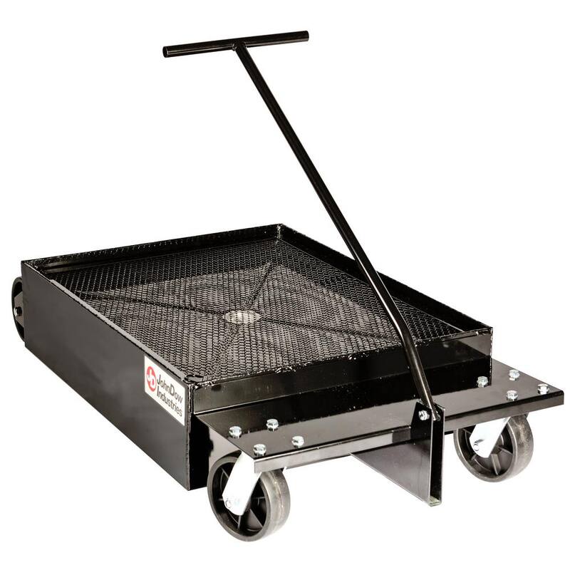 JohnDow Industries 17 Gal. Steel Low Profile Oil Drain - JDI-LP4