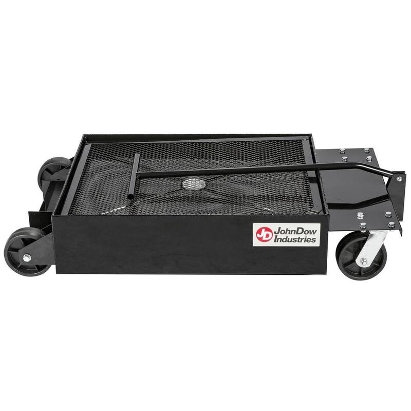 JohnDow Industries 17 Gal. Steel Low Profile Oil Drain - JDI-LP4