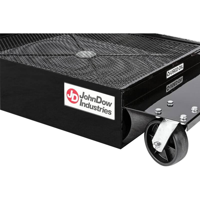 JohnDow Industries 17 Gal. Steel Low Profile Oil Drain - JDI-LP4